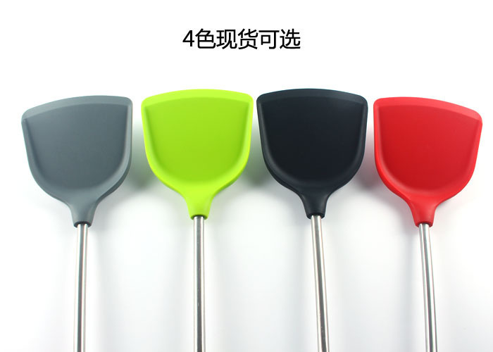 硅膠鍋鏟安全嗎，硅膠鍋鏟高溫有毒嗎，硅膠鍋鏟可以下油鍋嗎